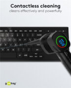 GOOBAY ηλεκτρικό air duster 61667, LED οθόνη, 46.8W, 2000mAh, μαύρο 2