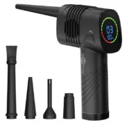 GOOBAY ηλεκτρικό air duster 61667, LED οθόνη, 46.8W, 2000mAh, μαύρο 2 GOOBAY ηλεκτρικό air duster 61667, LED οθόνη, 46.8W, 2000mAh, μαύρο 1