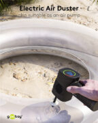 GOOBAY ηλεκτρικό air duster 61667, LED οθόνη, 46.8W, 2000mAh, μαύρο 4