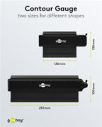 GOOBAY σετ παντογράφοι 61668, κλίμακα σε inch/cm, 130/250mm, 2τμχ 8