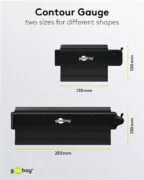 GOOBAY σετ παντογράφοι 61668, κλίμακα σε inch/cm, 130/250mm, 2τμχ 8