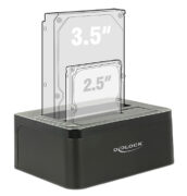 DELOCK docking station για 2.5" ή 3.5" SATA HDD/SSD 62661, 2 θέσεων, 6Gbps, clone function, μαύρο 9 DELOCK docking station για 2.5" ή 3.5" SATA HDD/SSD 62661, 2 θέσεων, 6Gbps, clone function, μαύρο 2
