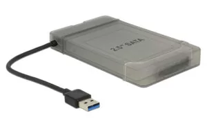 DELOCK αντάπτορας USB σε SATA 62742 με θήκη για 2.5" HDD/SSD, 6Gbps 2