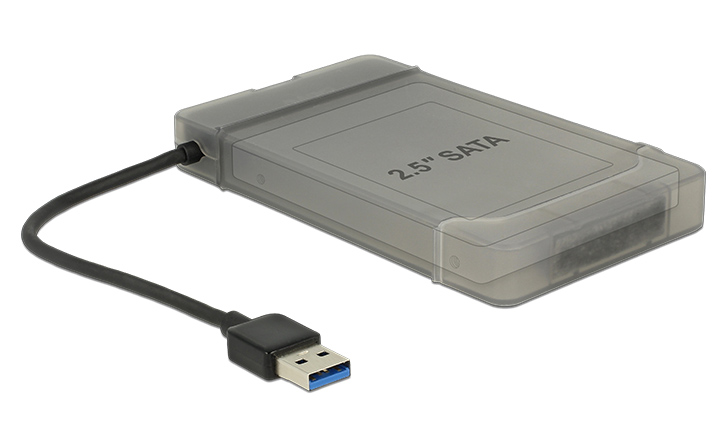 DELOCK αντάπτορας USB σε SATA 62742 με θήκη για 2.5" HDD/SSD, 6Gbps 4 DELOCK αντάπτορας USB σε SATA 62742 με θήκη για 2.5" HDD/SSD, 6Gbps - Image 2