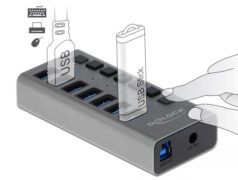 DELOCK USB hub 63669 με διακόπτες, 7x θυρών, 5Gbps, γκρι 7 DELOCK USB hub 63669 με διακόπτες, 7x θυρών, 5Gbps, γκρι 2