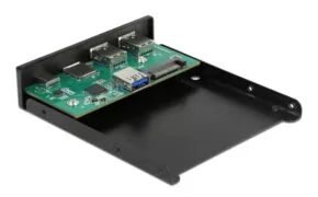 DELOCK front panel 64058, 3.5" σε USB-C, 2x USB & SD/Micro SD 2