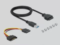 DELOCK front panel 64058, 3.5" σε USB-C, 2x USB & SD/Micro SD 3