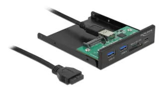 DELOCK front panel 64058, 3.5" σε USB-C, 2x USB & SD/Micro SD 2 DELOCK front panel 64058, 3.5" σε USB-C, 2x USB & SD/Micro SD 1
