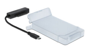 DELOCK αντάπτορας USB-C σε SATA 64084 με θήκη για 2.5" HDD/SSD, 6Gbps 1 DELOCK αντάπτορας USB-C σε SATA 64084 με θήκη για 2.5" HDD/SSD, 6Gbps