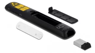 DELOCK Τηλεχειριστήριο παρουσιάσεων 64092 με laser, ασύρματο, έως 30m 4