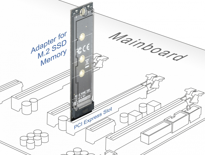 DELOCK Κάρτα Επέκτασης PCI-e σε M.2 Key M 64105, NVMe 6 DELOCK Κάρτα Επέκτασης PCI-e σε M.2 Key M 64105, NVMe - Image 4