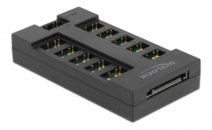 DELOCK RGB hub 64128 για ARGB LEDs, 10 θύρες, μαύρο 3 DELOCK RGB hub 64128 για ARGB LEDs, 10 θύρες, μαύρο
