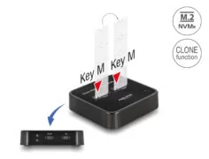 DELOCK docking station για M.2 NVMe SSD 64177, 2 θέσεων, 10Gbps, clone function, μαύρο 9 DELOCK docking station για M.2 NVMe SSD 64177, 2 θέσεων, 10Gbps, clone function, μαύρο 2