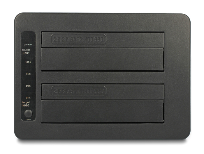 DELOCK docking station για 2.5" ή 3.5" SATA HDD/SSD 64183, 2 θέσεων, με card reader, 5Gbps, clone function, μαύρο 6 DELOCK docking station για 2.5" ή 3.5" SATA HDD/SSD 64183, 2 θέσεων, με card reader, 5Gbps, clone function, μαύρο - Image 4