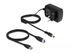 DELOCK docking station για 2.5" ή 3.5" SATA HDD/SSD 64187, 2 θέσεων, 5Gbps, clone/erase function, μαύρο 5
