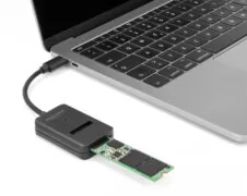 DELOCK αντάπτορας USB-C σε M.2 NVMe PCIe/SATA SSD 64198, 10Gbps 2