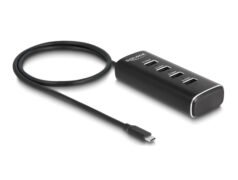 DELOCK USB hub 64233 με διακόπτες, 4 θυρών, 10Gbps, USB-C σύνδεση, μαύρο 10 DELOCK USB hub 64233 με διακόπτες, 4 θυρών, 10Gbps, USB-C σύνδεση, μαύρο 3