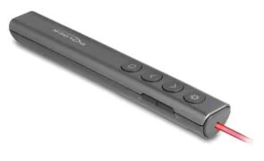 DELOCK τηλεχειριστήριο παρουσιάσεων 64250 με laser & πλήκτρα, 30m, γκρι 2