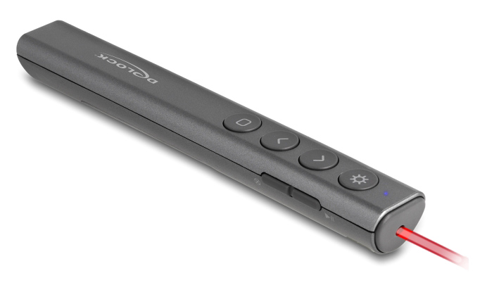 DELOCK τηλεχειριστήριο παρουσιάσεων 64250 με laser & πλήκτρα, 30m, γκρι 4 DELOCK τηλεχειριστήριο παρουσιάσεων 64250 με laser & πλήκτρα, 30m, γκρι - Image 2