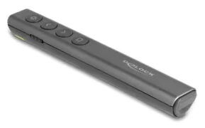 DELOCK τηλεχειριστήριο παρουσιάσεων 64250 με laser & πλήκτρα, 30m, γκρι 4
