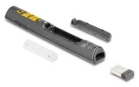DELOCK τηλεχειριστήριο παρουσιάσεων 64250 με laser & πλήκτρα, 30m, γκρι 12 DELOCK τηλεχειριστήριο παρουσιάσεων 64250 με laser & πλήκτρα, 30m, γκρι 5
