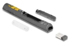 DELOCK τηλεχειριστήριο παρουσιάσεων 64250 με laser & πλήκτρα, 30m, γκρι 5