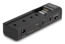 DELOCK docking station για M.2 NVMe/SATA ή 2.5"/3.5" SSD/HDD 64252, 10Gbps, clone function, μαύρο 9 DELOCK docking station για M.2 NVMe/SATA ή 2.5"/3.5" SSD/HDD 64252, 10Gbps, clone function, μαύρο 3