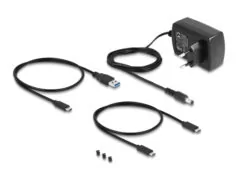 DELOCK docking station για M.2 NVMe/SATA ή 2.5"/3.5" SSD/HDD 64252, 10Gbps, clone function, μαύρο 4