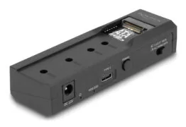 DELOCK docking station για M.2 NVMe/SATA ή 2.5"/3.5" SSD/HDD 64253, 10Gbps, μαύρο 3