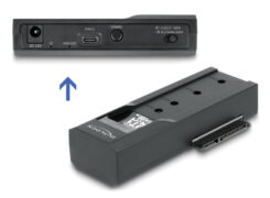 DELOCK docking station για M.2 NVMe/SATA ή 2.5"/3.5" SSD/HDD 64253, 10Gbps, μαύρο 2 DELOCK docking station για M.2 NVMe/SATA ή 2.5"/3.5" SSD/HDD 64253, 10Gbps, μαύρο 1