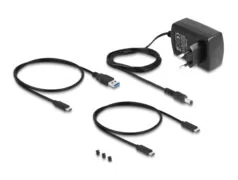 DELOCK docking station για M.2 NVMe/SATA ή 2.5"/3.5" SSD/HDD 64253, 10Gbps, μαύρο 4