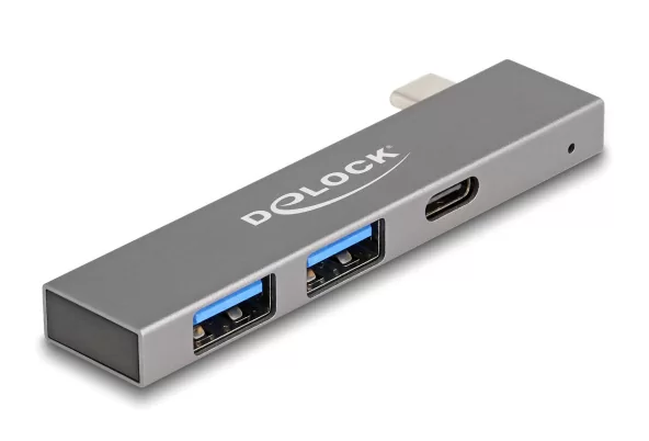 DELOCK USB hub 64275, 3x θυρών, 5Gbps, USB-C σύνδεση, γκρι 3 DELOCK USB hub 64275, 3x θυρών, 5Gbps, USB-C σύνδεση, γκρι