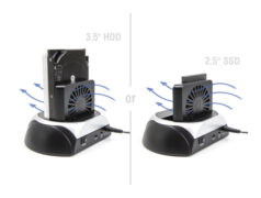 DELOCK docking station για M.2 NVMe/SATA ή 2.5"/3.5" SSD/HDD 64280, 10Gbps, μαύρο 11 DELOCK docking station για M.2 NVMe/SATA ή 2.5"/3.5" SSD/HDD 64280, 10Gbps, μαύρο 2