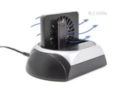 DELOCK docking station για M.2 NVMe/SATA ή 2.5"/3.5" SSD/HDD 64280, 10Gbps, μαύρο 3