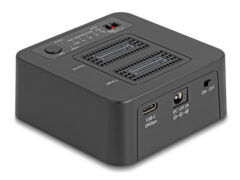 DELOCK docking station για M.2 NVMe SSD 64300, 2 θέσεων, 20Gbps, clone/erase function, μαύρο 2 DELOCK docking station για M.2 NVMe SSD 64300, 2 θέσεων, 20Gbps, clone/erase function, μαύρο 1
