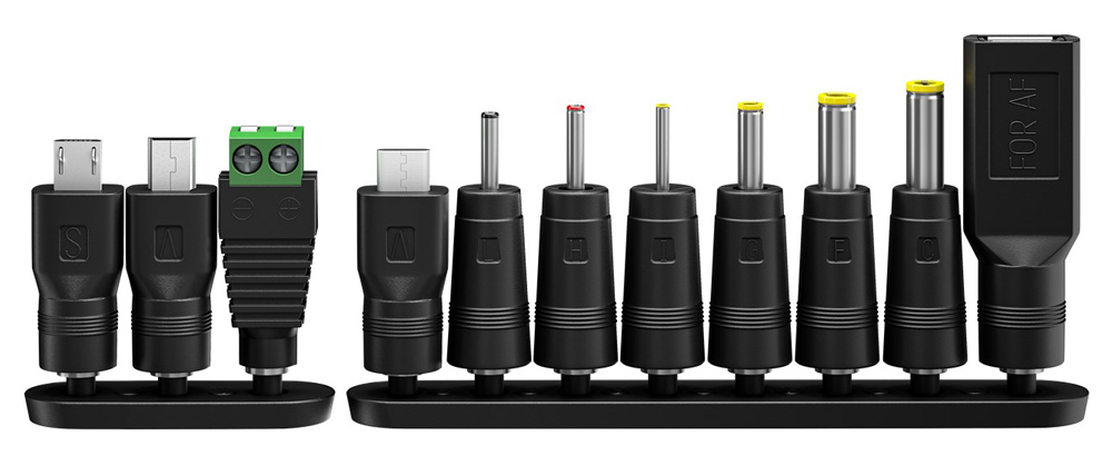 GOOBAY επιτοίχιος φορτιστής 64568, 3V-12V, 12W/1A, 12 tips 4 GOOBAY επιτοίχιος φορτιστής 64568, 3V-12V, 12W/1A, 12 tips - Image 2