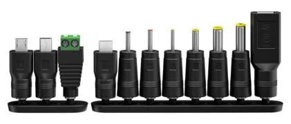 GOOBAY επιτοίχιος φορτιστής 64569, 3V-12V, 18W/1.5A, 12 tips 2