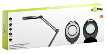 GOOBAY μεγεθυντικός φακός 64989 με σφιγκτήρα, LED, 3 διόπτρες, μαύρος 10