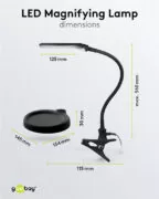 GOOBAY μεγεθυντικός φακός 64990 με κλιπ & βάση, LED, 3 διόπτρες 1.75x 17 GOOBAY μεγεθυντικός φακός 64990 με κλιπ & βάση, LED, 3 διόπτρες 1.75x 6
