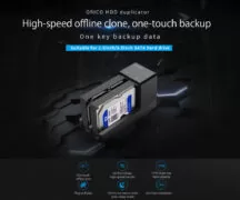 ORICO docking station για 2.5" ή 3.5" SATA HDD/SSD 6528US3-C, 2 θέσεων, 5Gbps, clone function, μαύρο 3