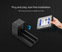 ORICO docking station για 2.5" ή 3.5" SATA HDD/SSD 6528US3-C, 2 θέσεων, 5Gbps, clone function, μαύρο 7