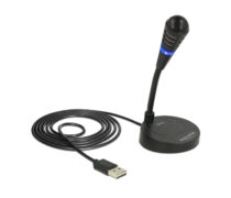 DELOCK USB μικρόφωνο 65868 με βάση και mute button 2 DELOCK USB μικρόφωνο 65868 με βάση και mute button 1