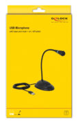 DELOCK μικρόφωνο με βάση και mute button 65871, USB, 1.7m, μαύρο 3