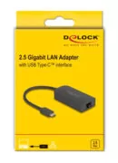DELOCK αντάπτορας δικτύου 66045, USB, 2.5Gbps Ethernet, μαύρος 3