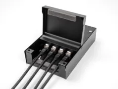 DELOCK κυτίο ένωσης 4 θυρών 66235 για Keystone modules, μαύρο 2