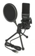 DELOCK Mικρόφωνο studio με pop φίλτρο & αντιανέμιο 66331, πυκνωτικό, USB 2 DELOCK Mικρόφωνο studio με pop φίλτρο & αντιανέμιο 66331, πυκνωτικό, USB 1