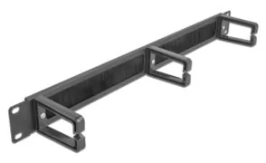 DELOCK cable management 66488, 19"/1U rack, 3x γάντζοι & βούρτσα, μαύρο 1 DELOCK cable management 66488, 19"/1U rack, 3x γάντζοι & βούρτσα, μαύρο