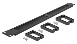 DELOCK cable management 66488, 19"/1U rack, 3x γάντζοι & βούρτσα, μαύρο 10 DELOCK cable management 66488, 19"/1U rack, 3x γάντζοι & βούρτσα, μαύρο 4