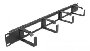 DELOCK Cable Managment για rack 66658, 4 θέσεων, 1U, μεταλλικό 1