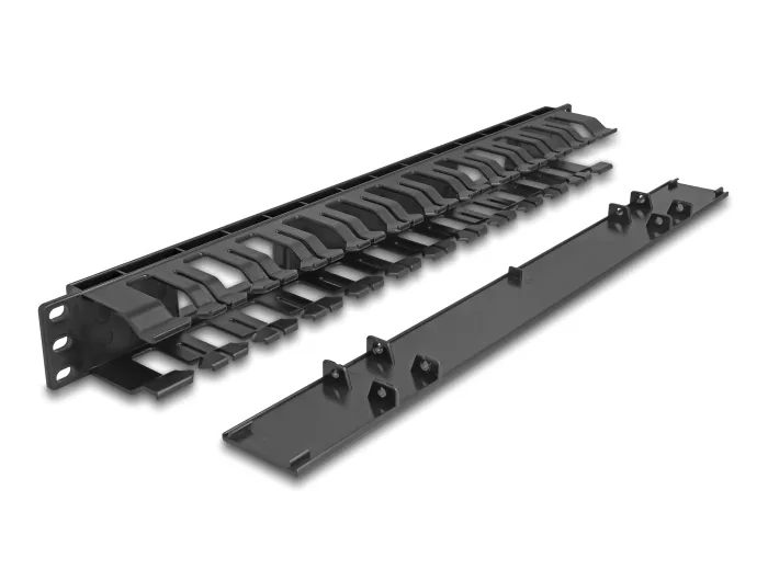 DELOCK cable management 67021 για rack 19"/1U, 2 ανοίγματα, πλαστικό, μαύρο 5 DELOCK cable management 67021 για rack 19"/1U, 2 ανοίγματα, πλαστικό, μαύρο - Image 3